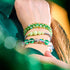 Citron vert | Argent | Bracelet d'expression en céramique Lumos